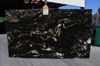 BLACK TITANIUM LEATHER 3CM LOT3L594300 132X79